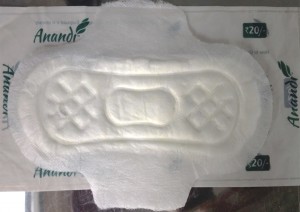 Anandi 100% compostable sanitary napkin anandi aakar innovations