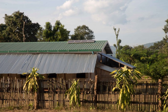 The centre was also solar powered by the communities Solar Mamas.