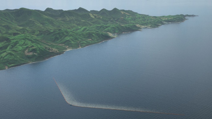 Tsushima ocean cleanup