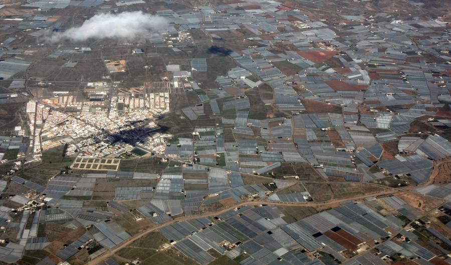 plastic food greenhouses spain