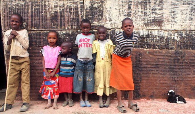 masaai tribe children in kenya